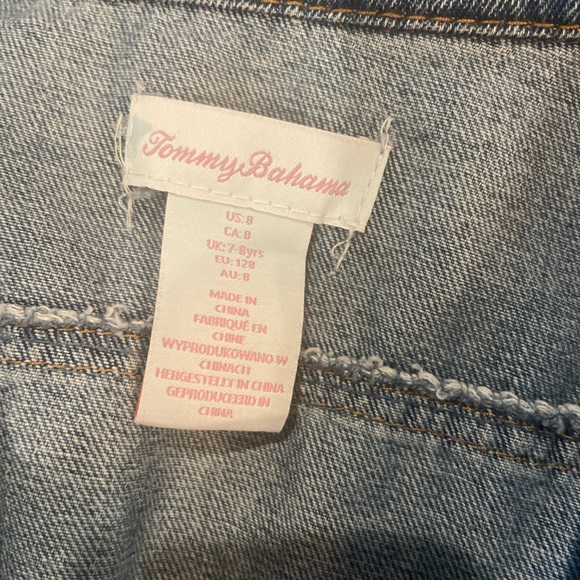 Girls Tommy Bahama Jean Jacket - Picture 2 of 5